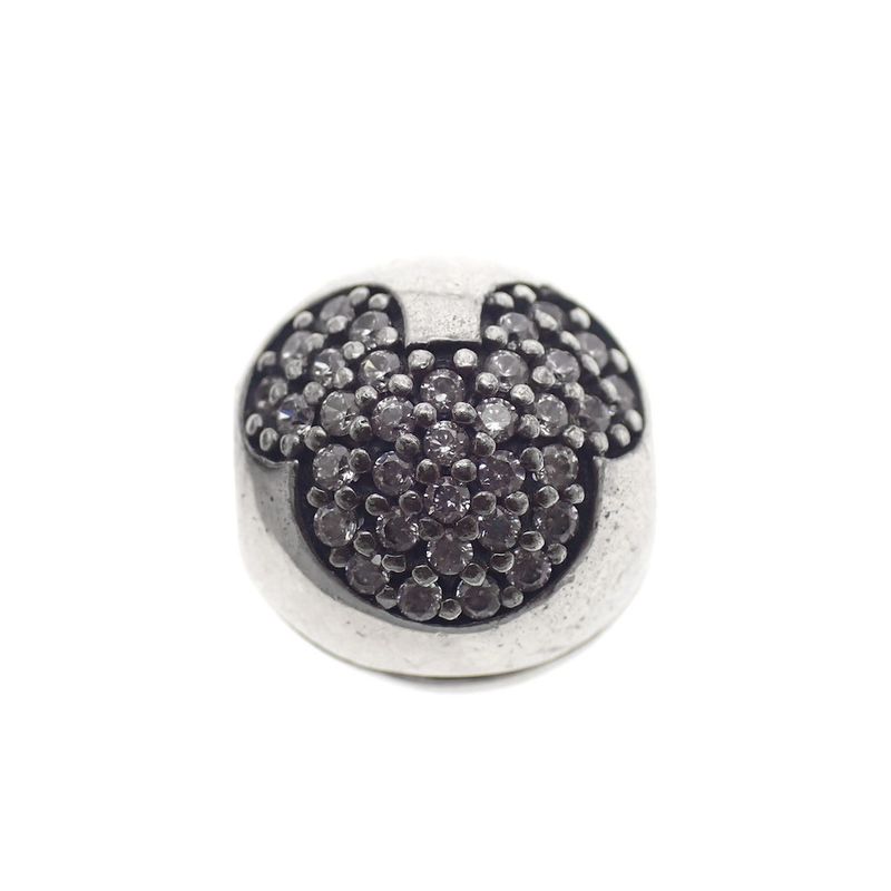 Image 3 of Pandora clip charm; Sparkling Mickey Mouse