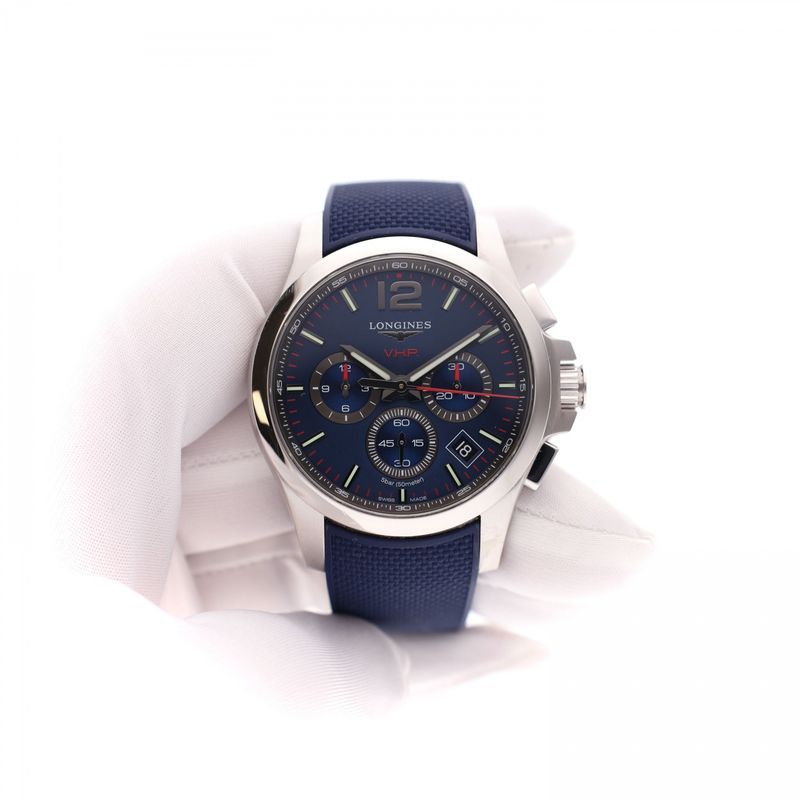 Image 7 of Longines V.H.P. Chronograph L3.717.4.96.9; Men's Watch