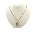 Image 6 of Gold pendant of a heart with zirconia