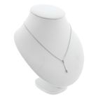 Image 4 of White gold pendant with diamond | 0.04 ct.