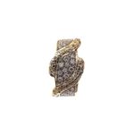 Image 5 of Gold pavé ring set with diamonds; 0.52 ct.