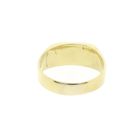 Image 6 of Gold men's signet ring with zirconia