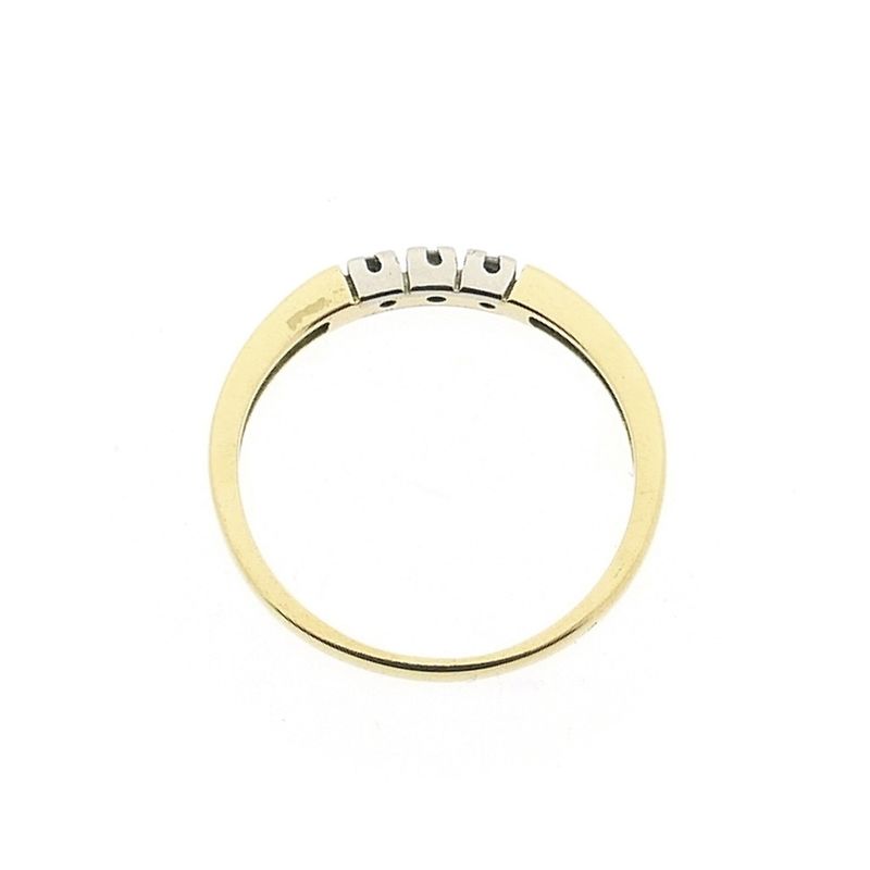 Image 5 of Gold ring with diamond | 0.09 ct.