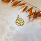 Image 2 of Gold pendant; Faith, hope, and love