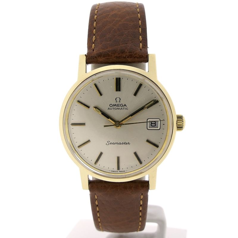 Image 8 of Omega Seamaster Automatic 166.163; Vintage 14k gold watch