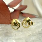 Image 2 of Golden fantasy stud earrings