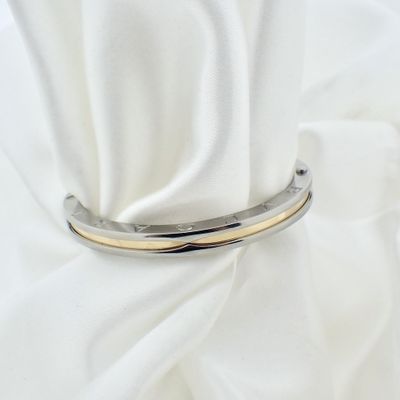 BVLGARI Steel and gold women's bracelet; Model B.ZERO 1 Image 2 of BVLGARI Steel and gold women's bracelet; Model B.ZERO 1