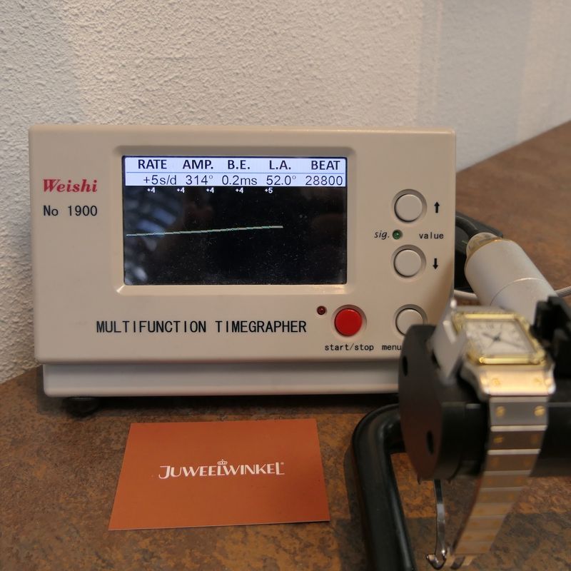 Image 19 of Cartier Santos 'Small' Automatic 0902; Vintage dames horloge