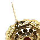 Image 7 of Antique gold brooch with red coral | Old Dutch