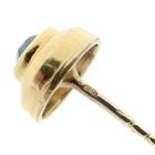 Image 8 of Gold stud earrings with topaz