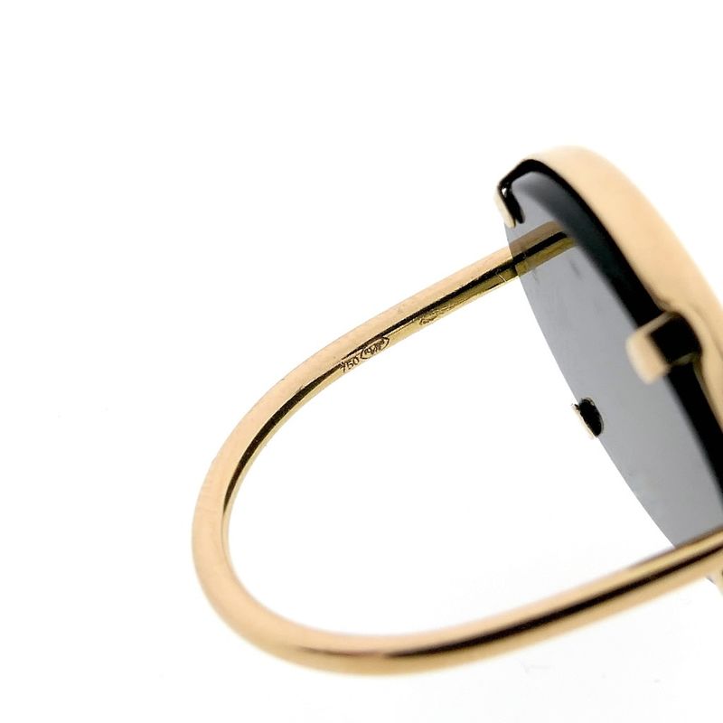 Image 7 of Rose gold ring with onyx
