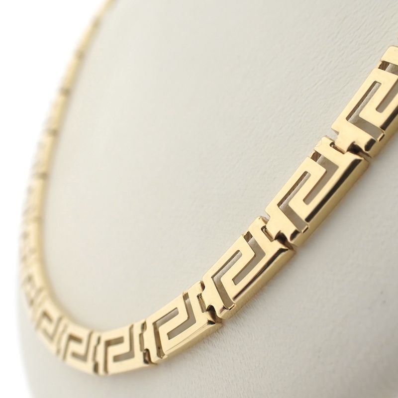 Image 4 of Gold meander necklace | 45.5 cm