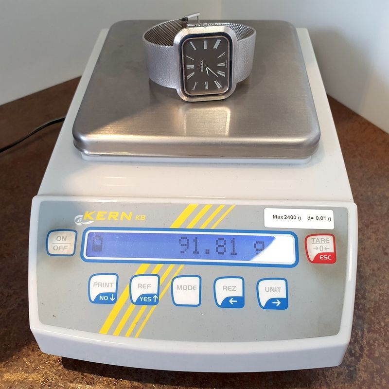 Image 12 of Rolex Cellini; Vintage 18k white gold men's watch