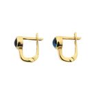 Image 5 of Gold stud earrings with Nazar (Lucky Eye)