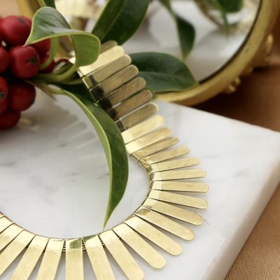 Image 2 of Gold matte Cleopatra necklace