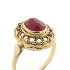 Image 3 of Gold ring with carnelian | Vintage