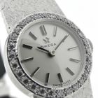 Image 5 of Omega Genève 'Cocktail Watch'; 18k. witgouden dames horloge met diamanten