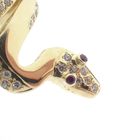 Image 5 of Gold ring with ruby ​​and zirconia