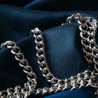 Image 2 of Silver gourmet link chain.