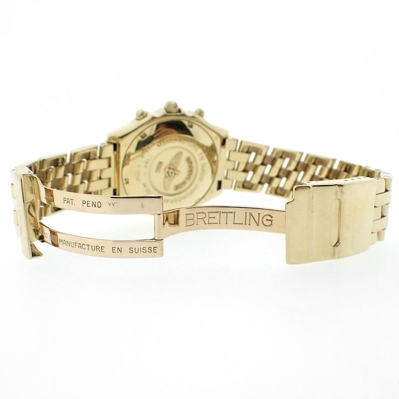 Image 6 of Breitling Chronomat; Exclusive 18k gold watch