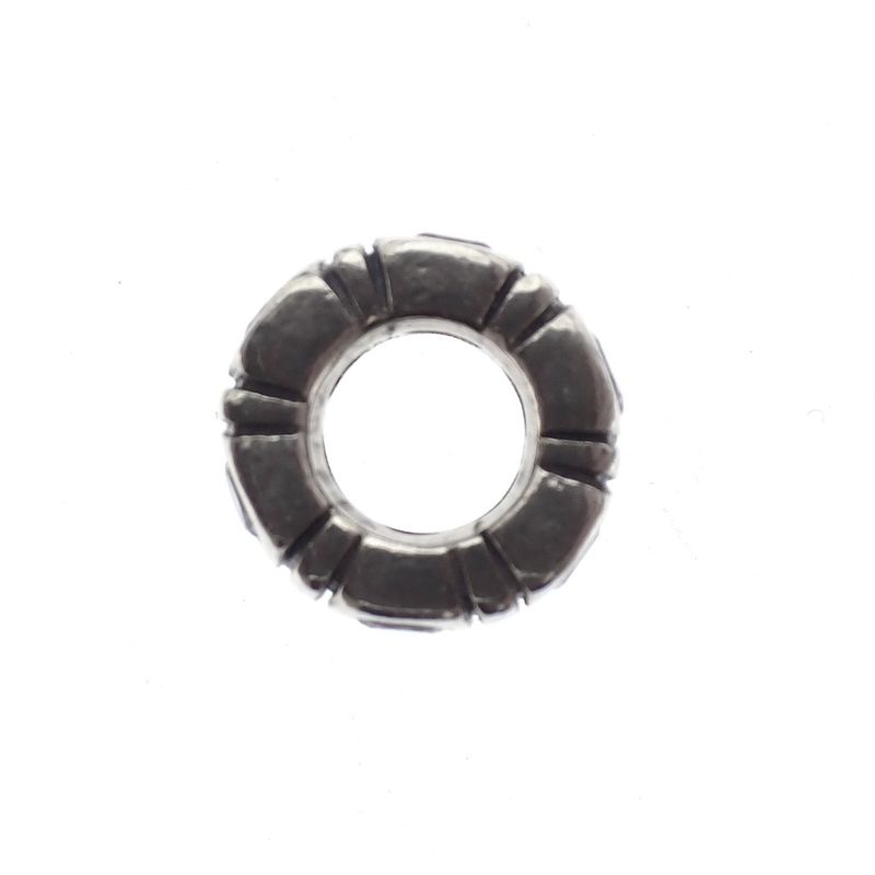 Image 3 of Pandora spacer; Silver; Purple Northern Light