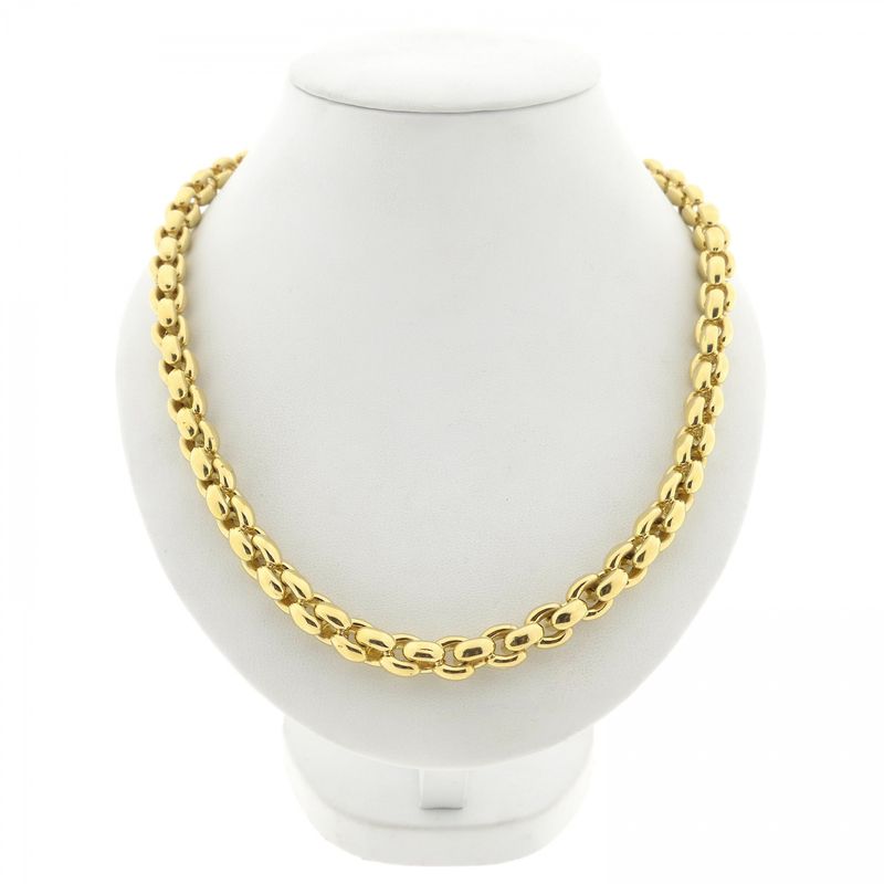 Image 1 of Golden Robust Cable Chain Necklace