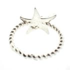 Image 5 of Silver ball ring with a starfish