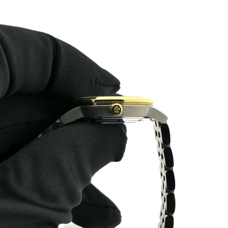 Image 10 of Movado 1881; Automatic two-tone women's watch with MOP and diamond dial; 0607489