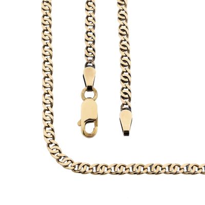 Image 1 of Golden Hawk Eye Link Necklace