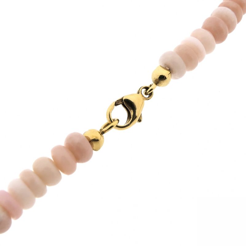 Image 6 of Rose quartz bead necklace