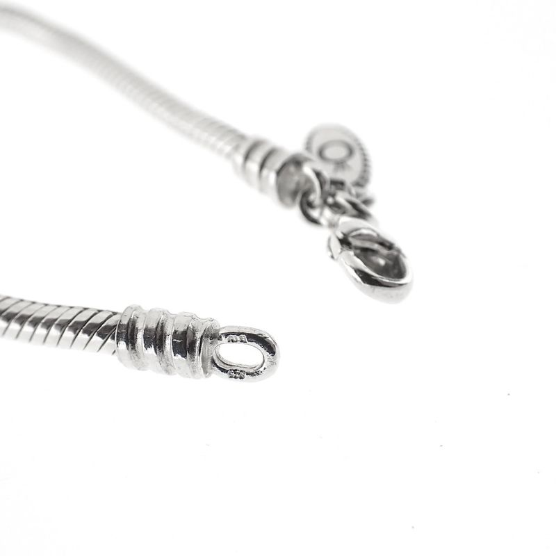 Image 3 of Pandora bracelet; Silver; lobster clasp | 17 cm