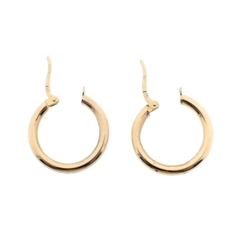 Image 7 of Gold subtle earrings | Ø 19.4 mm