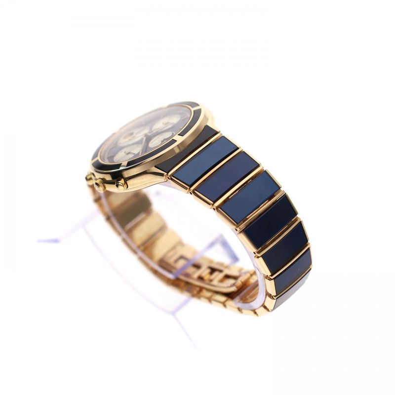 Afbeelding 7 van Eterna Airforce Galaxis Moonphase 850.4386.68; Vintage 18k. Gouden Heren Horloge