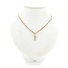 Image 3 of Bicolor gold pendant with zirconia