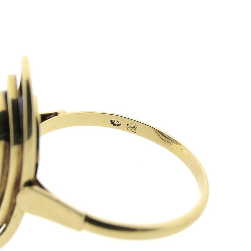 Image 6 of Gold ring with amethyst | Vintage