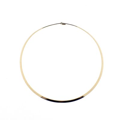 Image 1 of Gold Omega link necklace | 41 cm