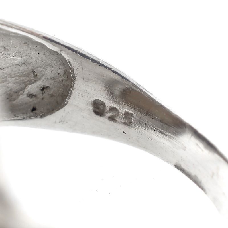 Image 8 of Silver ring with tiger's eye and citrine