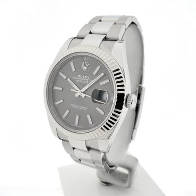 Image 2 of Rolex Datejust 41mm 'Rhodium' 126334; Automatic men's watch