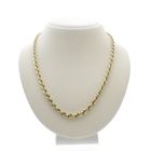 Image 1 of Gold twisted link chain | 45 cm