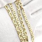 Image 9 of Solid gold navy link chain