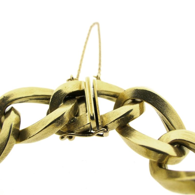 Image 6 of 18 carat gold gourmet link bracelet