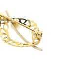 Image 5 of Vintage two-tone gold brooch with pearl