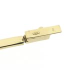 Image 6 of Two-tone gold necklace with diamond; 0.09 ct.