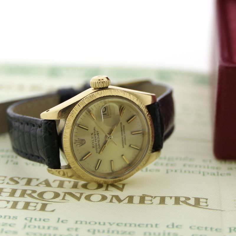 Image 6 of Rolex Lady Datejust 26mm; Vintage 18k gold women's watch