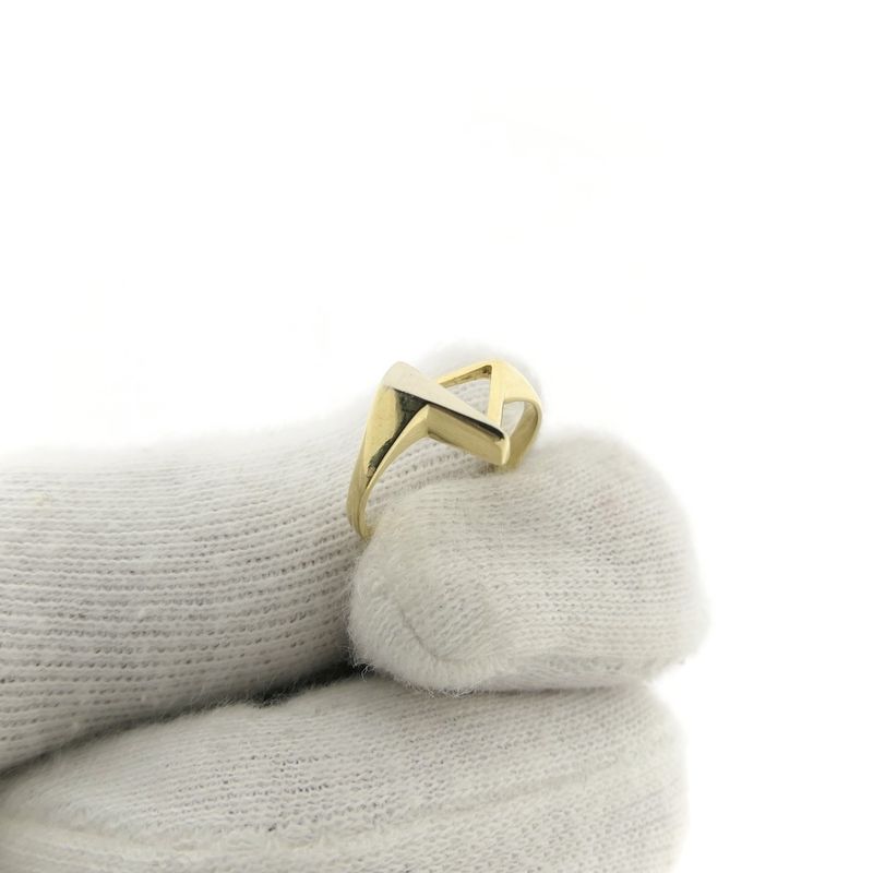 Image 9 of Two-tone gold ladies ring