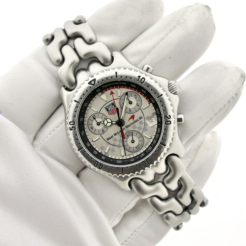 Image 5 of TAG Heuer SEL Chronograph CG1117 West McLaren Limited Edition; Men's watch