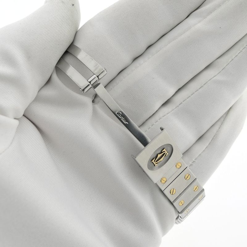 Image 9 of Cartier Santos Ronde 32mm 8191; 18k. Gold/steel watch