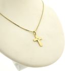 Image 10 of Gold cross with zirconia