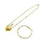 Image 10 of Gold chain/bracelet; Salvador Dalí, Mujer Desnuda Subiendo la Escalera