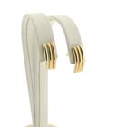 Image 3 of Tricolor gold stud earrings